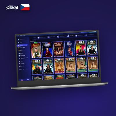 Spinight nabízí plný katalog her – sloty, živé kasino i sportovní sázky v jednom klientovi