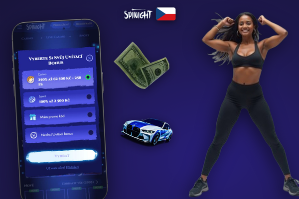 Zadejte promo kód SPINBONUS při Spinight registraci a aktivujte uvítací bonus
